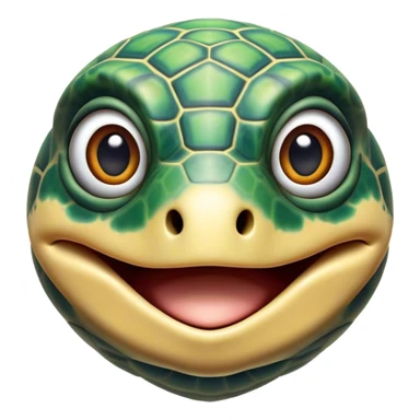 Cinematic Realistic Comical Sea Turtle Portrait Emoji, Head tilted dramatically with an exaggeratedly amused expression, featuring a robust, intricately patterned shell and wide, expressive eyes filled with playful disbelief, rendered with vibrant, lifelike detail and natural coastal light; high shine, dramatic yet playful, styled with an air of cheeky marine mischief, soft glowing outline, capturing the essence of a spirited and over‐the‐top sea turtle that looks ready to bob its way into viral fame! sticker