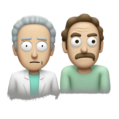 rick and morty sticker