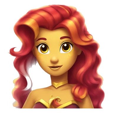 sunset shimmer my little pony sticker