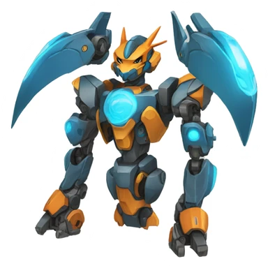 Futuristic Medabot-Charizard-Mecha sticker
