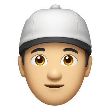 homme asiatique avec un bonnet noir  sticker