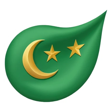 Pti flag  sticker