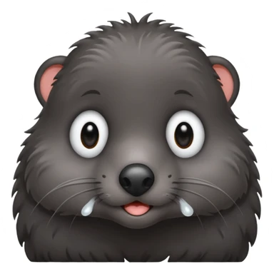 mole the animal sticker