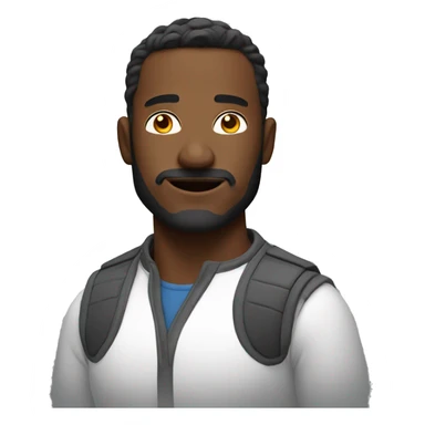 masculine man with energy sticker