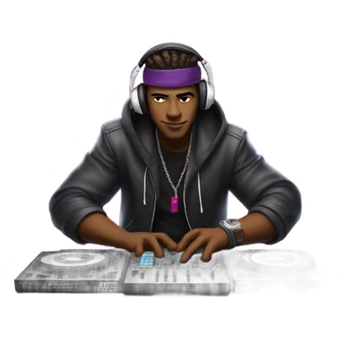 Gambit as a DJ sticker