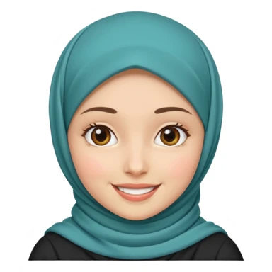 hijab girl sticker