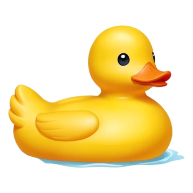 Rubber duckie sticker