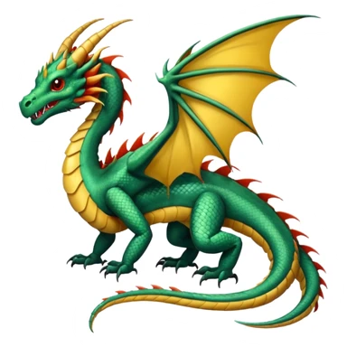 Fourth wing scorpiontail dragon  sticker