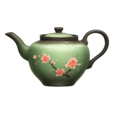chinese tea pot sticker