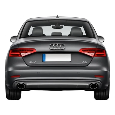 Audi a4 зад sticker
