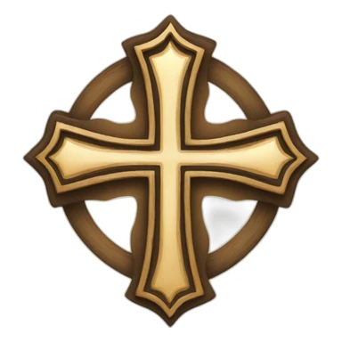 catholic cross sticker