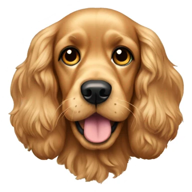 Golden cocker spaniel  sticker