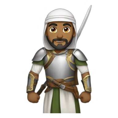 Muslim warrior sticker