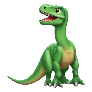 Dinosaurio cagando sticker