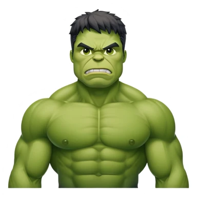 hulk with a shirt on sticker