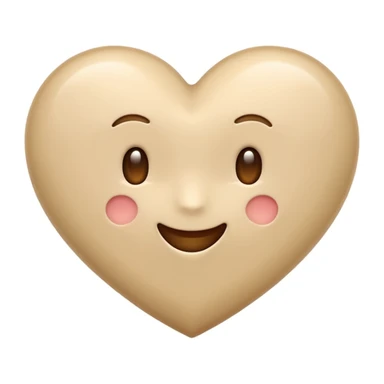 Please make a beige heart emoji which can i use in the text on IG sticker
