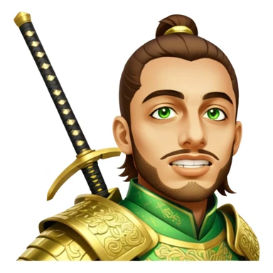 Golden Samurai sticker
