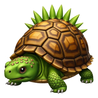 tortoise toonish with spike sticker