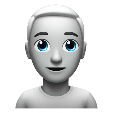 an emoji that represents the AI in a tech way sticker