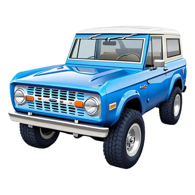 Ford Bronco - Ford (Model Year: 2021) (Iconic colour: Blue) sticker
