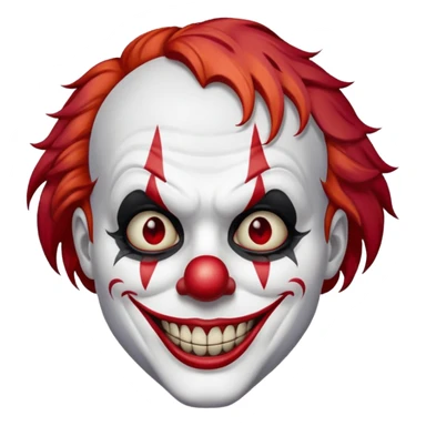 The clown from the movie IT sticker
