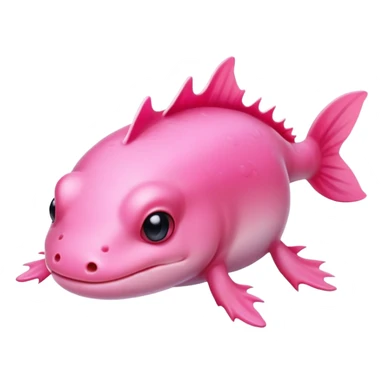 An Axolotl sticker