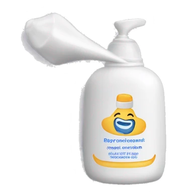 depilatory cream bottle sticker