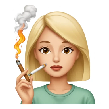 Aline smoking joint sticker