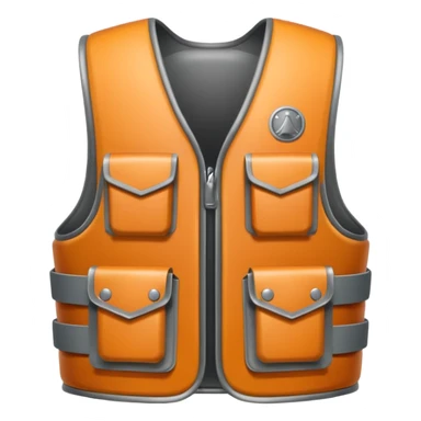 bullet proof vest icon in a rounded edge white border sticker