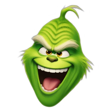 The-Grinch-Laughting sticker