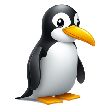 Pinguim com termómetro  sticker