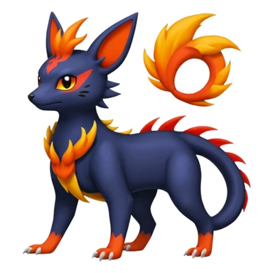 
Canine-Litten-Amaura-Salandit-Noibat-Flareon-Fakémon-fusion (full body) sticker