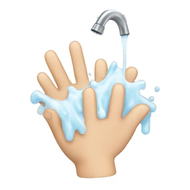 Hand washing sticker