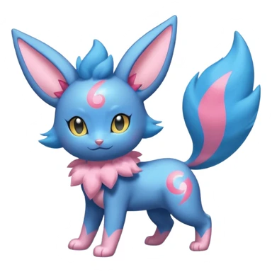 Luxray-Sylveon-Dewott-fusion sticker