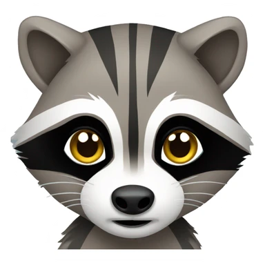 Raccoon sticker