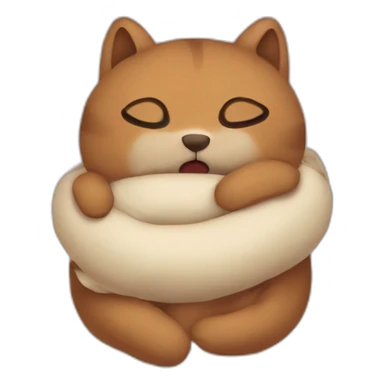 M'en cuddle an outer sticker