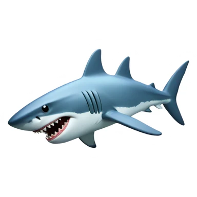 shark with laser beam on head  sticker