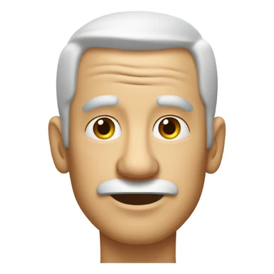 Old guy with neck pimples/acne sticker