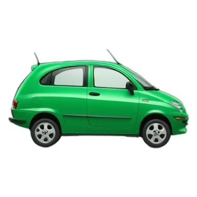 Fiat multipla green sticker
