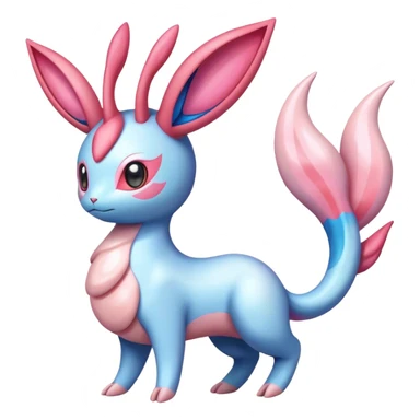 Colorful Sylveon-Milotic-hybrid sticker