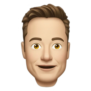 Elon musk qui est en voiture sticker