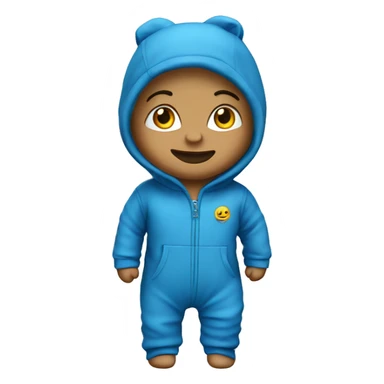 toddler jumpsuit blue sticker