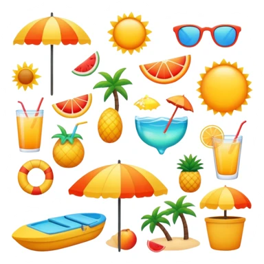 Summer aesthetic  sticker