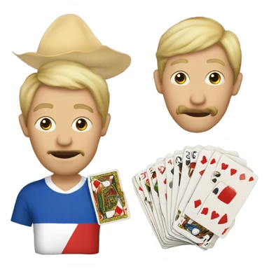 juego de cartas argentino "truco" sticker