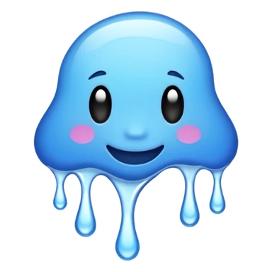 the word wavy in a blue graffiti font sticker