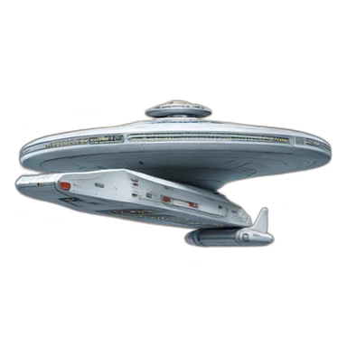 starship enterprise sticker