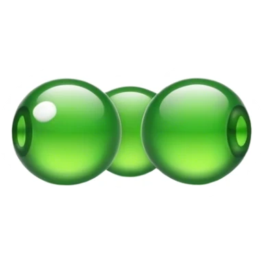 green beads sticker