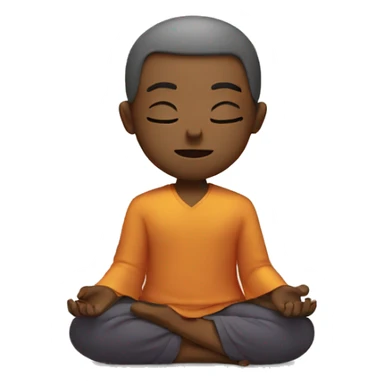 meditate sticker
