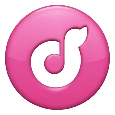 pink 3d Pinterest logo sticker