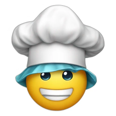 A diamond with a chef's hat sticker